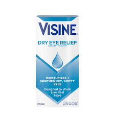 visine dry eye relief lubricant eye