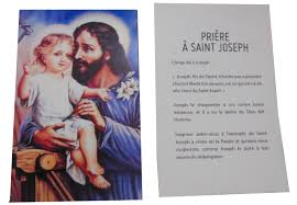 carte prière saint joseph