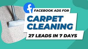 carpet cleaning customers with facebook