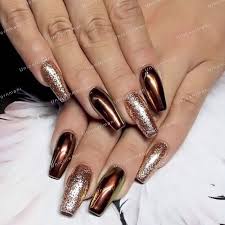 copper nails powder bronze mirror