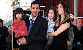 Saturday night live vet and uncut gems star adam sandler and his actress wife jackie sandler are all about the movies. Adam Sandler Living A Buoyant Life Out Of The Movies With Wife And Kids Edailybuzz Com