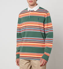 polo ralph lauren striped cotton rugby