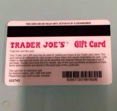 trader joe s gift card 19 balance