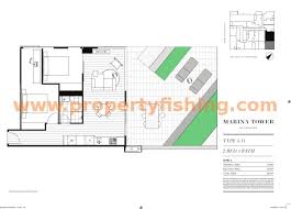 marina tower melbourne floor plan 2b