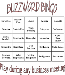 Work Redefined Buzzword Bingo