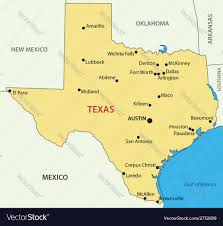 texas map royalty free vector image