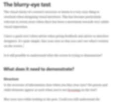 The Blurry Eye Test Ux Collective
