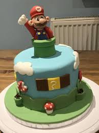 Super mario | mario kart personalised edible birthday cake topper 7.5 round. Super Mario Cake Lady Buttercream