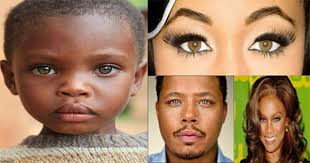 blacks with hazel eyes a rare