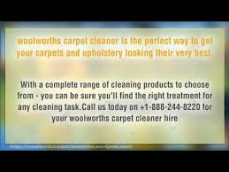 woolworths carpet cleaner hire you