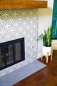 modern fireplace makeover made with happy