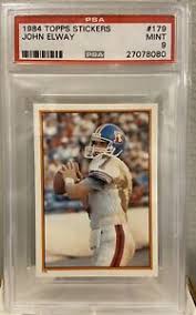 Maybe you would like to learn more about one of these? 1984 Topps Stickers John Elway Rookie Card Rc Psa 9 Mint 179 Hof Ebay