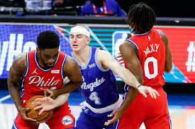 The lakers are missing their top two players so they're going to be a team that bettors are going to fade, which makes the 76ers the public side. 7py124gv7am2sm
