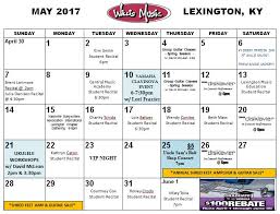 Lexington May 2017 Calendar Of Events Willis Music