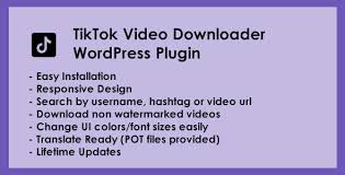 Two easy steps (yes, copy and paste) to download tiktok video without watermark, and it's … Tiktok Video Downloader Wordpress Plugin Best Elementor Themes