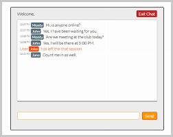 web based chat application