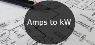 Amp To Kw Conversion Formula Chart Convert And