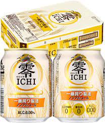 Amazon.co.jp: Kirin Zero ICHI Non-Alcoholic Beer, Non-Alcoholic Beer, 8.5  fl oz (250 ml) x 24 Bottles