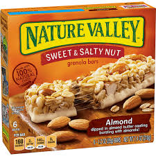 salty nut almond chewy granola bars