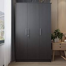 Sized to fit in smaller spaces, our armoire has a streamlined design that's full of functionality yet does not skimp on style. Amazon Com Cozycasa Bedroom Armoire Wardrobe Wooden Closet Clothes Cabinet Storage With 3 Doors Shelves Hanging Rod Wood Wardrobe Closet With Lock For Bedroom Finish In Dark Brown Home Kitchen