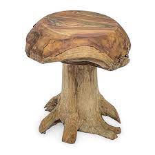 Tree Root Mushroom Stool 50cm Round