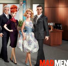 makeup toting mad men barbies debut