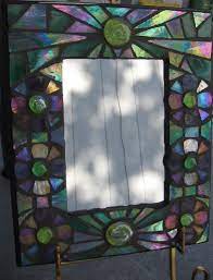 Stained Glass Mosaic Glass Mirror Frame