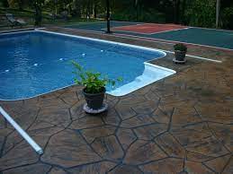 concrete pool deck resurfacing options