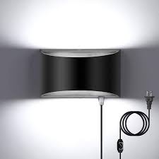 Lightess Dimmable Wall Sconce Plug In
