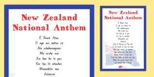 The words and tune are anonymous, and may date back to the seventeenth century. Nz National Anthem Maori Lyrics God Defend New Zealand