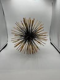 Mcm Welded Metal Sea Urchin Sculpture
