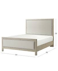 furniture parker upholstered queen bed