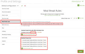 Check spelling or type a new query. Attendance Meal Break Rules Zistemo Knowledge Base