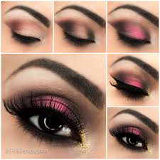 hot pink eyeshadow looks