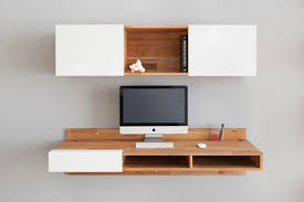 Laxseries Wall Mounted Desk 3x Shelf