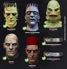 universal monsters masks and ornaments