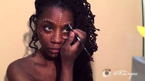 african face paint tutorial dots you