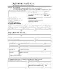 Police Report Writing Template Sample Free Printable Witness