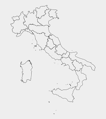 All regions, cities, roads, streets and buildings satellite view. Italy Map Outline Regions Cliparts Cartoons Jing Fm
