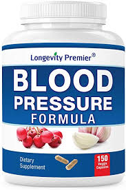 Amazon.com: Longevity Blood Pressure Formula [150 Capsules] -Scientifically  formulated with 12+ Natural Herbs. Best Blood Pressure Supplement : Health  & Household