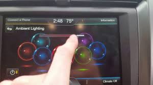 How To Change Your Ambient Lighting On Your 2011 2017 Ford Fusion Escape Edge My Ford Touch