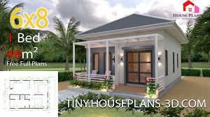 Studio House Plans 6x8 Hip Roof In 2020 House Plans Tiny