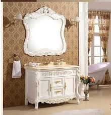 European Style Bathroom Cabinet Oak