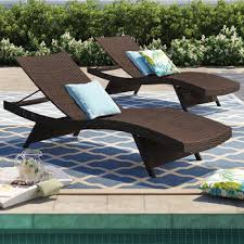 Go for serious outdoor coziness with this double chaise lounge—ideal for a pool day with your partner or for sprawling out alone. The 10 Best Poolside Lounge Chairs 2021