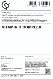carense pharmaceutical vitamin b complex