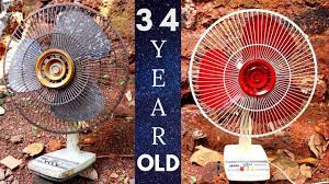 34 year old table fan restoration