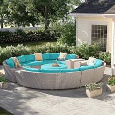round sofa set outdoor for garden