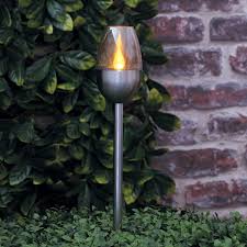 Garden Solar Torch Flame Stake Light