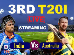india vs australia 3rd t20i free live