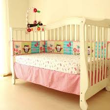 Pink Owl Fl Baby Nursery Bedding